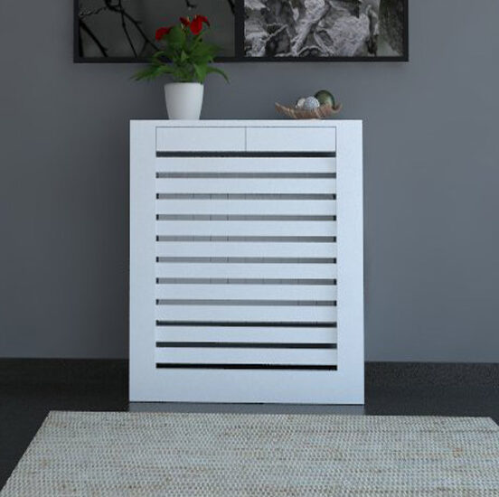 Cubreradiador flotante blanco 202 - Cubredecor